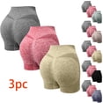 thumbnail image 1 of Idoravan 3Pc Women Shapewear Shorts Butt Lift Women's Sports Yoga Pants Underwear, 1 of 3