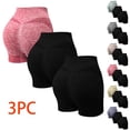 thumbnail image 1 of Idoravan 3Pc Women Shapewear Shorts Women's Sports Yoga Pants Underwear, 1 of 3