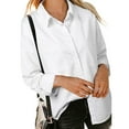 thumbnail image 1 of Idoravan Cardigans for Women Spring Women's Fashion Autumn Winter Single Breasted Cardigan Solid Color Denim Shirt Long Sleeve Shirt Tops, 1 of 6