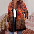 thumbnail image 1 of Idoravan Cardigans for Women Clearance Spring Women's Jacket Daily Holiday Workout Crop Cardigan Open Stitch Coat Casual Long Sleeve Floral Print Top, 1 of 5
