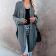thumbnail image 1 of Idoravan Cardigans for Women Spring Fashion Women Casual V-Neck Long Sleeve Autumn Sweater Cardigan Blouse Button Pullver Tops, 1 of 1