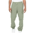 thumbnail image 1 of Idoravan Cargo Pants for Men Men Solid Casual Multiple Pockets Outdoor Fitness Pants Cargo Pants Trousers, 1 of 7