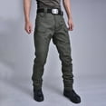 thumbnail image 1 of Idoravan Cargo Pants for Men Men's Overalls Autumn Outdoor Multi-pocket Wear-resistant, 1 of 3