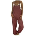 thumbnail image 1 of Idoravan Fashion Jumpsuit for Women Sleeveless Women Plus Size Overalls Casual Loose Dungarees Romper Baggy Playsuit Jumpsuit, 1 of 5