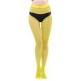 thumbnail image 1 of Idoravan Fishnet Stockings for Women Plus Size,Women's Fashion Socks Color Fashionable Perforated Socks Super Elastic Fishing Net Socks Toe Dense Mesh Socks, 1 of 2