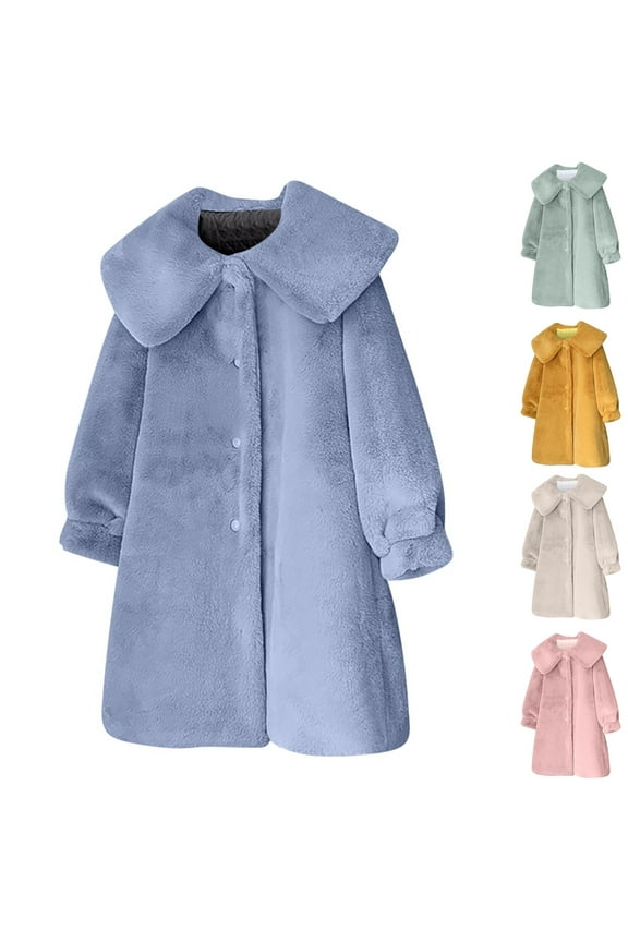 Fleece Jackets for Women Women's Mid-length Fall-winter Mink Plus Size Extra Thick Faux Coat Pink L