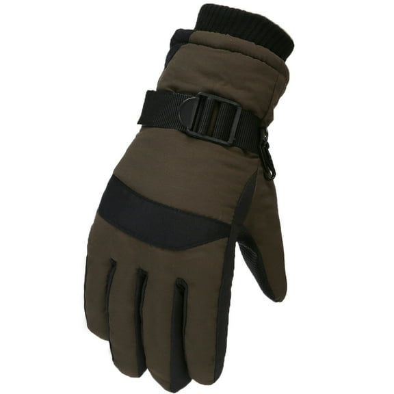 Idoravan Heated Gloves for Men Women Rechargeable ,Winter Gloves for Kids Boys Girls Snow Windproof Mittens Outdoor Sports Skiing Black