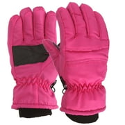 IDORAVAN Heated Gloves for Men Women Rechargeable ,Winter Gloves for Kids Boys Girls Snow Windproof Mittens Outdoor Sports Skiing Hot Pink