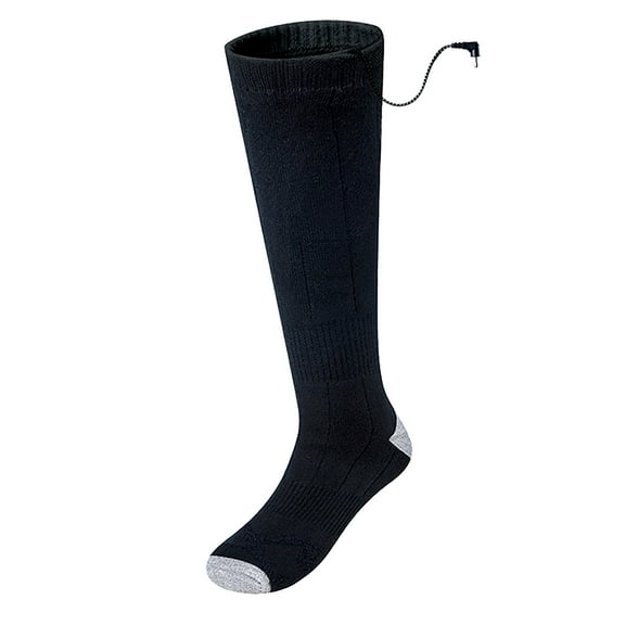 Idoravan Heated Socks for Men Women USB Charging Heating Socks Men and Women Thermal Socks Electric Socks Black