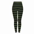 thumbnail image 1 of Idoravan Leggings for Women Plus Size 3Xl Women's Halloween Striped Print Leggings Sports Fitness Pants Solid Colored Casual Tight Fitting Tight Peach Hip Yoga Pants Stretch Pants Multicolor XXXL, 1 of 10