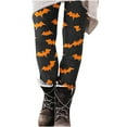 thumbnail image 1 of Idoravan Leggings for Women Yoga Women's Fashion Independence Day Print Leggings With Yoga Sport Elastic Pants Multicolor XXL, 1 of 4