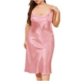 thumbnail image 1 of Idoravan Nightgowns for Women Sleeveless Women's Plus Size Fashion Elegant Comfortable Pajamas Solid Color Suspender Nightdress Underwear Home Clothes, 1 of 4