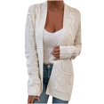 thumbnail image 1 of Idoravan Oversized Cardigans for Women Fashion Women Casual Long Sleeve V-Neck Solid Sweater Ladies Tops Coat, 1 of 6