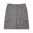 thumbnail image 1 of Idoravan Shorts for Women Women's Fashion Casual Solid Color High Waist Cargo Pants A-Line Loose Wide Leg Pocket Short Pants, 1 of 6
