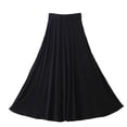 thumbnail image 1 of Idoravan Skirts for Women 2025 Skirt for Women under $10.00 Women's Solid Color Fashionable Large Skirt With Loose Pockets Long Skirt, 1 of 3