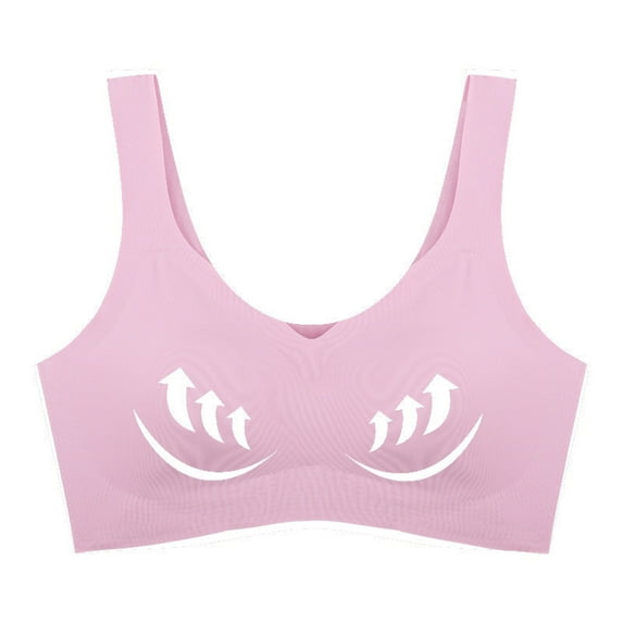 Idoravan Sports Bras for Women Plus Size Women Top Bra Wire Free Underwears Base Style Sports Lingerie L