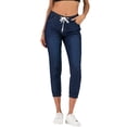 thumbnail image 1 of Summer Jeans for Women Capri Jeans for Women Women's Jogger Pants Ladies Drawstring Elastic Waist Jeans Cropped Trouser, 1 of 8