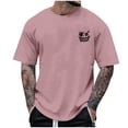 thumbnail image 1 of Idoravan Summer 2025 Summer Clothes for Men T-Shirt Summer Fashion Casual Men's Round Neck Printed T-shirt Top, 1 of 4