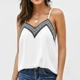 thumbnail image 1 of Idoravan Tank Tops for Women Women's Strappy V Neck Sleeveless Tank Tops Summer Casual Loose Shirts, 1 of 7