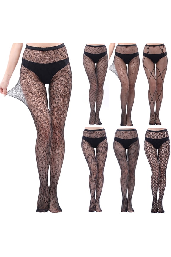 Tights for Women Black Fishnet Tights for Women Women Pants Sexy Mesh Perspective Leggings Plus Size Fishnet Netting Stockings
