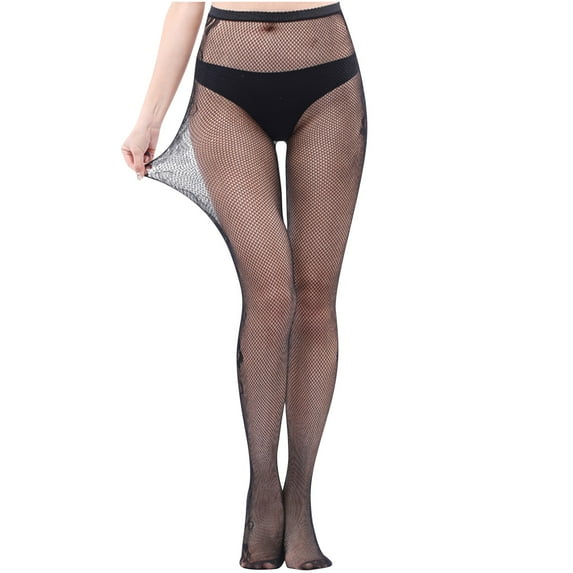 Idoravan Tights for Women Black Tights for Women Fishnet Women Pants Mesh Perspective Leggings Plus Size Fishnet Netting Stockings