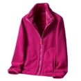 thumbnail image 1 of Idoravan Winter Coats for Women Plus Size Men's and Women's Double-sided Fleece Jacket Women's Thickened Fleece Sweater Winter Warm Jacket, 1 of 2