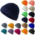 thumbnail image 1 of Idoravan Winter Hats for Women Beanies Winter Hats for Men Beanies Men's And Women's And Winter Couples Dome Warm Toe Knitted Hat Black, 1 of 4