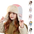 thumbnail image 1 of Idoravan Winter winter hats for Kids Fleece Hat hats Winter Outdoor Windproof And Cold-proof winter hats For Boys And Girls Lei Feng winter hats With Fleece And Thickened Ear-protecting Headscarves, 1 of 2