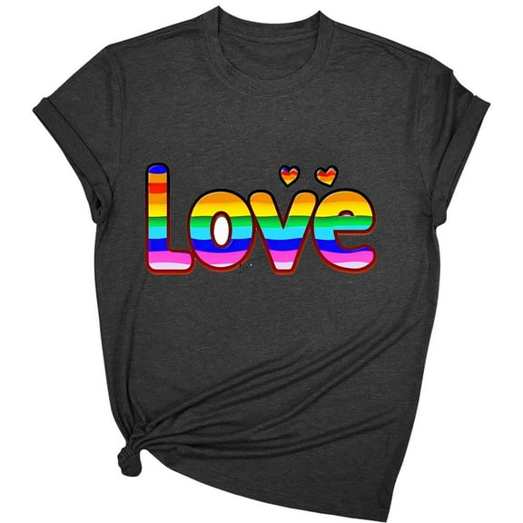 Idoravan Women Clothes on Women's Printed Short Sleeved T-shirt