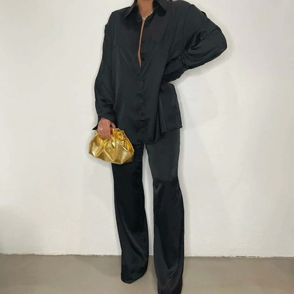 Women Sets Clothing Two-Piece Womens Summer Printed and Solid One Shoulder Top and with Pocket Shorts Set Suit