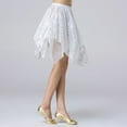 thumbnail image 1 of Idoravan Women's Basic Versatile Skirt Clearance Women Costume Performance Clothing Latin Belly Latin Dance Sequins Irregul Skirt, 1 of 4