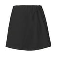 thumbnail image 1 of Idoravan Women's Basic Versatile Skirt Clearance Womens Layered Tiered Sheer Shirt Extender Extender Half Slip Plus Size Skirt, 1 of 2