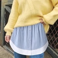 thumbnail image 1 of Idoravan Women's Basic Versatile Skirt Clearance Womens Layered Tiered Sheer Stripe Printing Extender Half Slip Plus Size Skirt, 1 of 9