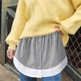 thumbnail image 1 of Idoravan Women's Basic Versatile Skirt Clearance Womens Layered Tiered Sheer Stripe Printing Extender Half Slip Plus Size Skirt, 1 of 9