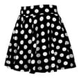 thumbnail image 1 of Idoravan Women's Basic Versatile Skirt Clearance Womens Summer Wave Point High Waist Fashion Casual Skirt, 1 of 6