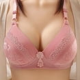 thumbnail image 1 of Idoravan Women's Full Coverage Bra Woman Sexy Ladies Bra without Steel Rings Medium Cup Large Size Breathable Gathered Underwear Daily Bra without Steel Ring, 1 of 7