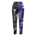 thumbnail image 1 of Idoravan Women's Plus Size Pants Clearance Womens Casual Autumn Winter New Loose Splicing Printing Color Contrast Sweatpants, 1 of 4