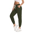 thumbnail image 1 of Idoravan Women's Plus Size Pants Clearance Womens Casual Sports Overalls Leggings Solid Color Pocket Pants Trousers, 1 of 5