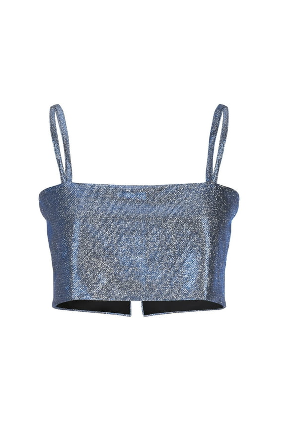 Women's Tops Summer Womens Solid Bright Surface Tube Top Sleeveless Top Show Back Sexy Women Sleeveless Shirt