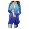 thumbnail image 1 of Idoravan Womens Cardigans under $15.00 Women's Fashion Printed Long Sleeved Cardigan Jacket, 1 of 5