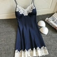 thumbnail image 1 of Idoravan Womens Nightgown Chemise Sleeveless Sleepwear Full Slip Lace Sling Vest Nightdress, 1 of 1