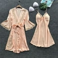 thumbnail image 1 of Idoravan Womens Nightgown Chemise Sleeveless Sleepwear Full Slip Lace Suspenders Pajamas Dress, 1 of 1