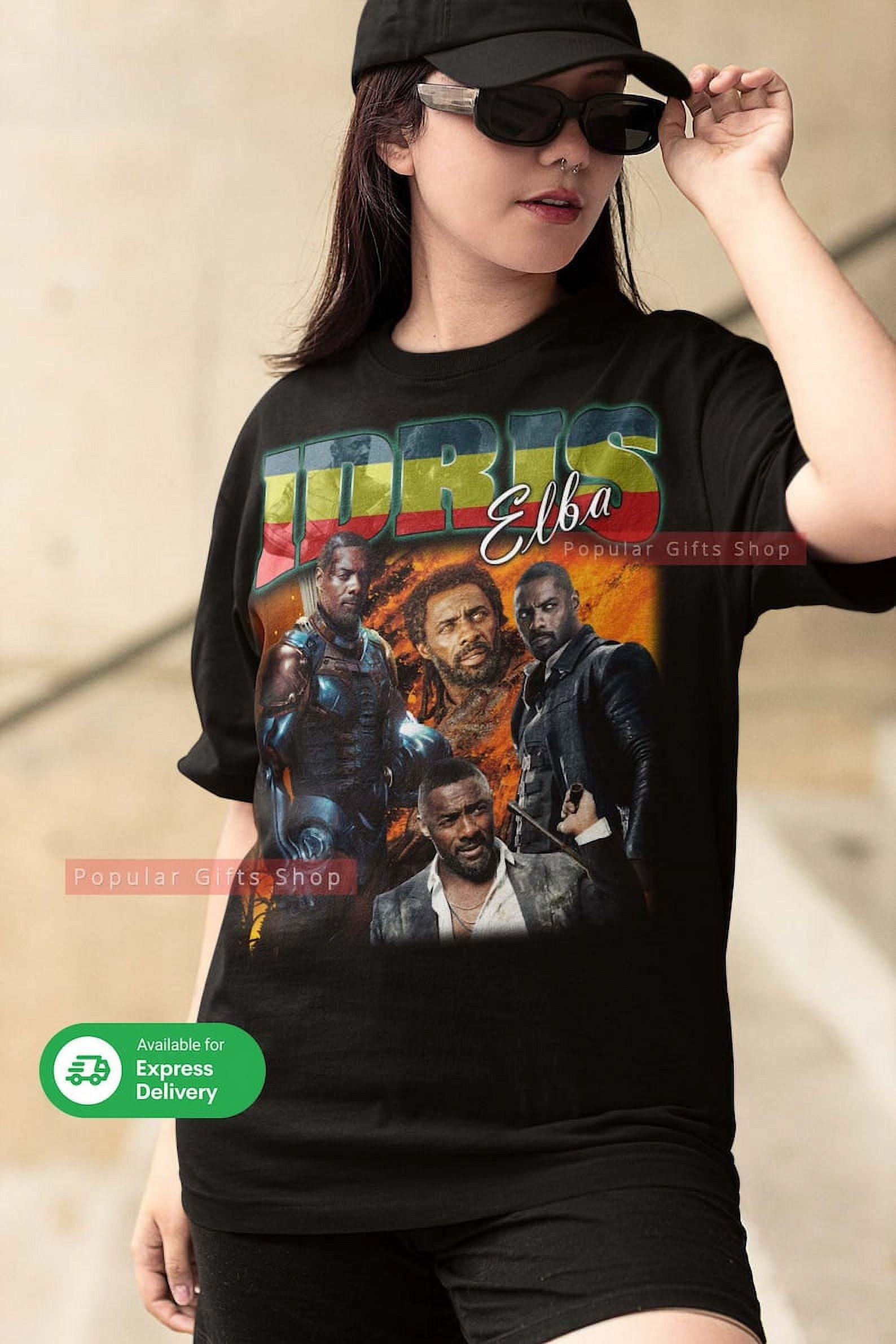 Idris Elba Vintage Unisex Shirt, Vintage Idris Elba TShirt Gift For Him ...