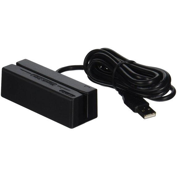 Idtech IDMB-334112B MiniMag II MagStripe Reader, Track 1 and 2, USB Keyboard Emulation, Black