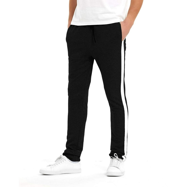  Idtswch 36”Inseam Men's Tall Yoga Sweatpants Open Bottom  Joggers Casual Loose Fit Athletic Pants with Pockets Black : Clothing,  Shoes & Jewelry