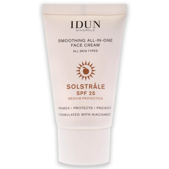 Idun Minerals Smoothing All-In-One Face Cream SPF 25, 1 oz Cream