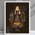 thumbnail image 1 of Idunn Goddess Poster, Idunn Nordic Goddess, Idunn Goddess, Norse Mythology, Ancient Nordic Art, Goddess Of Spring And Fertility - #Idunn Wall Art, Modern Wall Decor, 8x12 UNFRAMED, 1 of 2