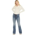 thumbnail image 1 of Idyllwind Women's Copper Ridge Low Rise Lace Flare Jeans - IWSP23J28 10W x 34L, 1 of 4