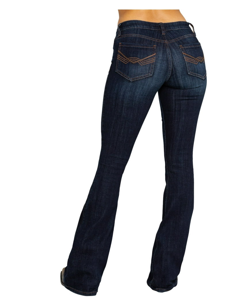 Idyllwind Women's Rebel Mid Rise Bootcut Stretch Denim Jeans