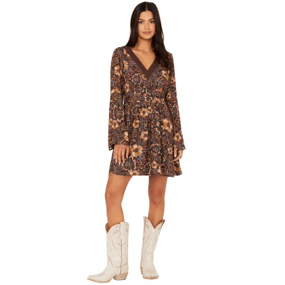 Idyllwind Women's Flora Long Sleeve Floral Dress - IWFA23D64 US